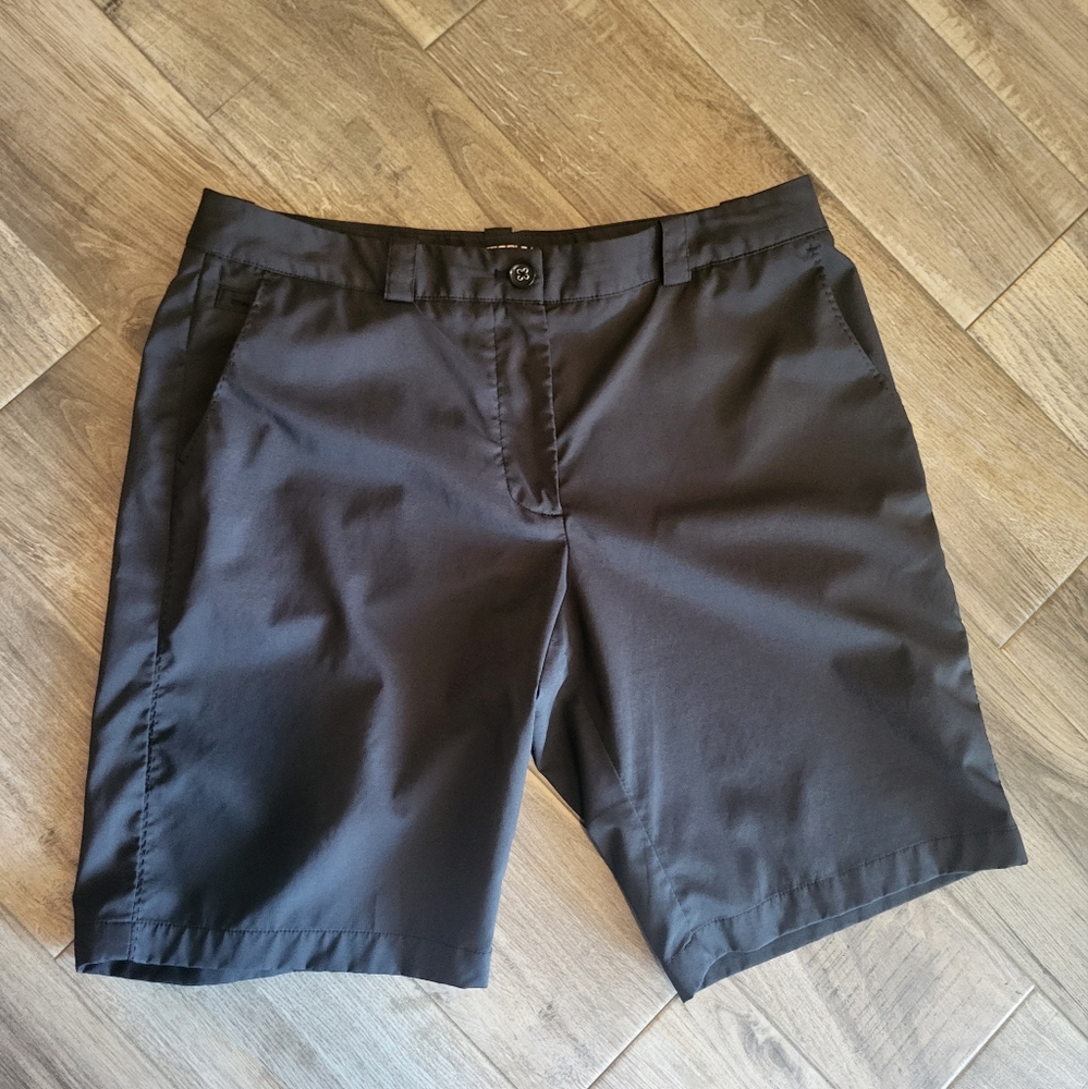 Nike Golf Tour Performance Black Dri Fit Golf Shorts Women's Size 14